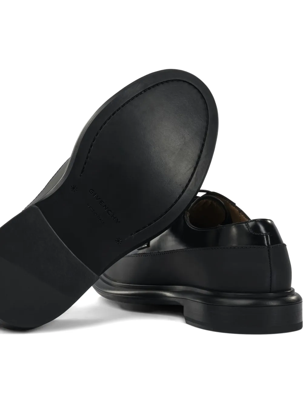 Givenchy Leather Derby Lace-ups Lace-up Shoes Black In Black
