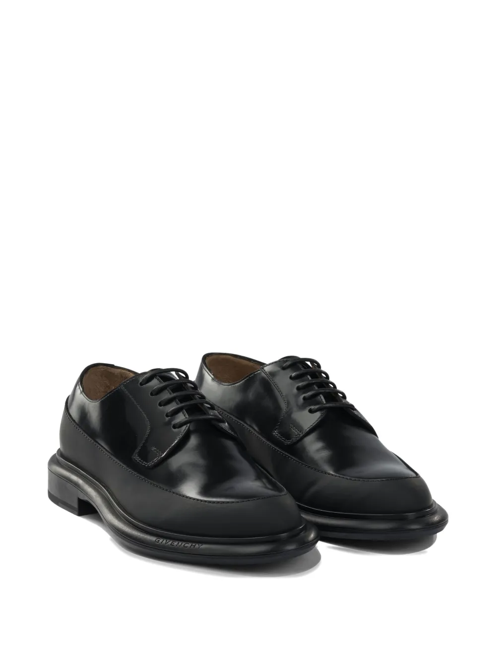 Givenchy Leather Derby Lace-ups Lace-up Shoes Black In Black