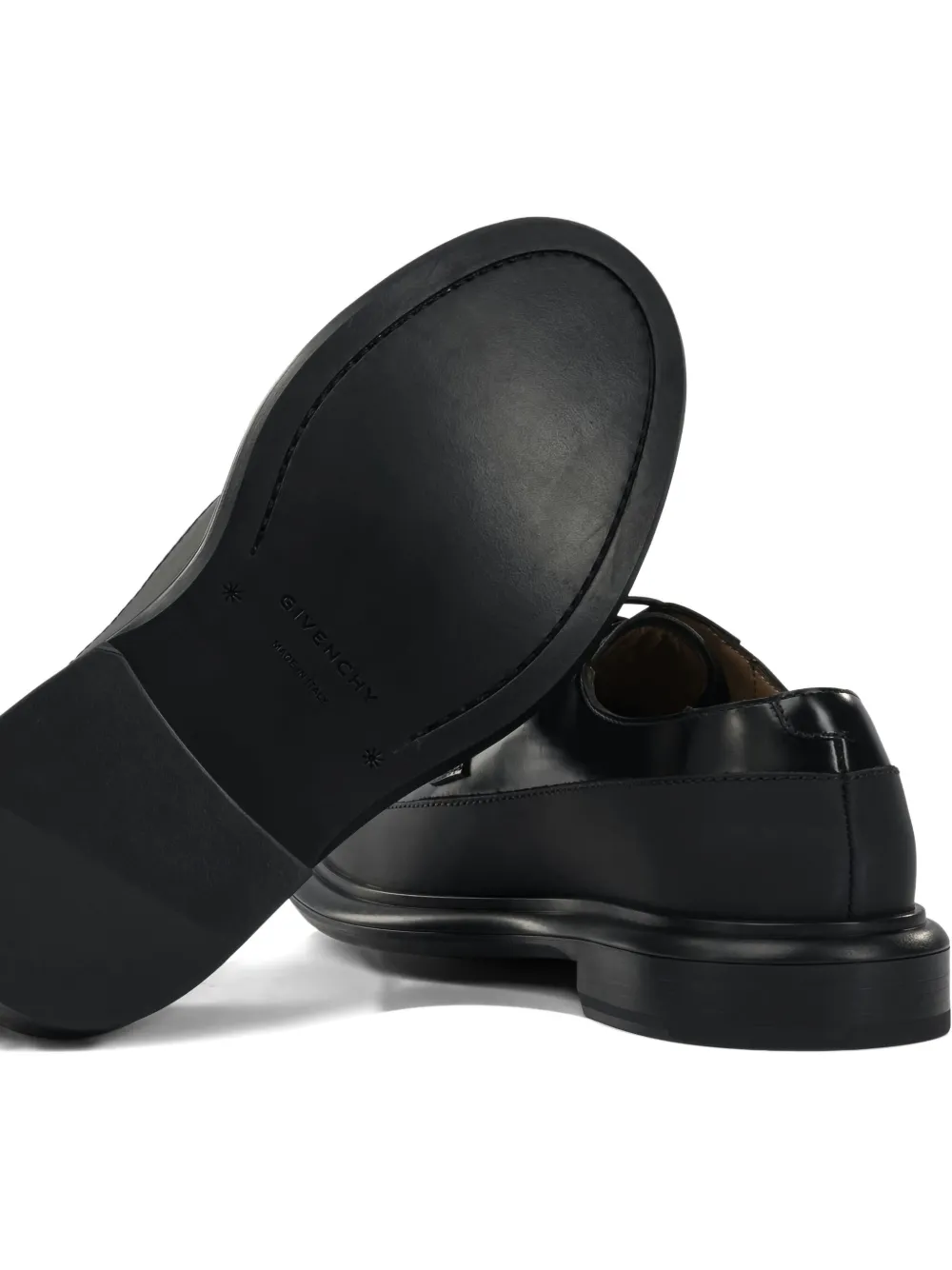 Givenchy Leather Derby Lace-ups Lace-up Shoes Black In Black