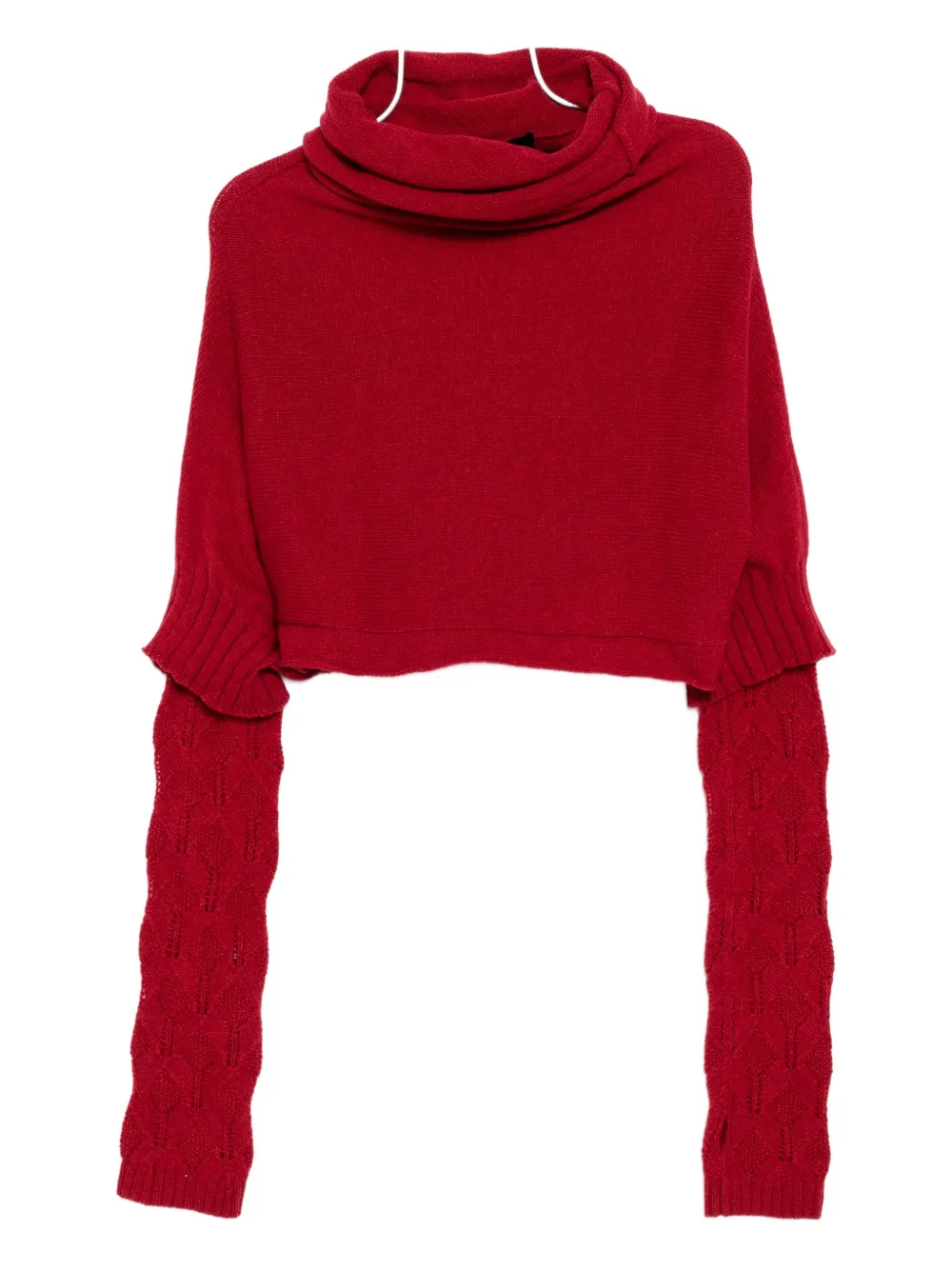 Yohji Yamamoto 7g Plain-stitch Jumper In Red