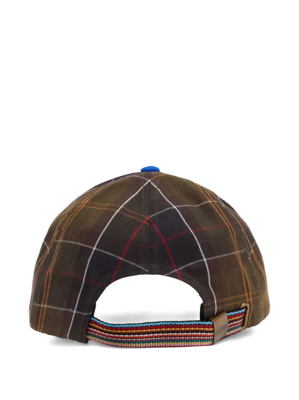 Paul Smith Tartan-pattern Corduroy Cap In Multi