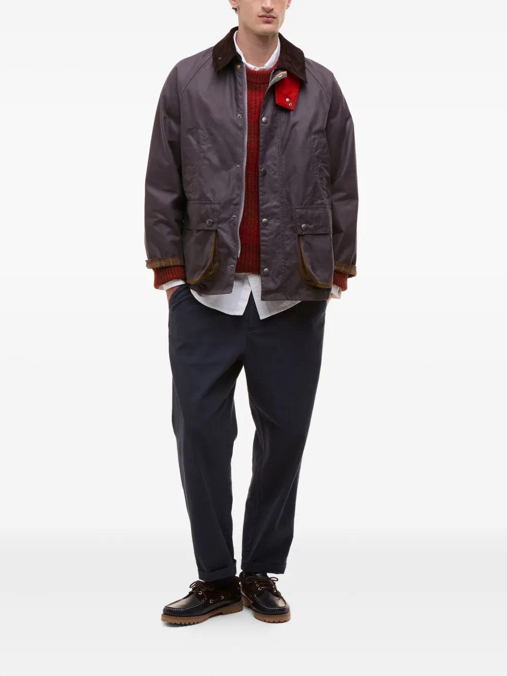 Paul Smith corduroy-collar pocketed jacket | Shirt Jackets | Image 2