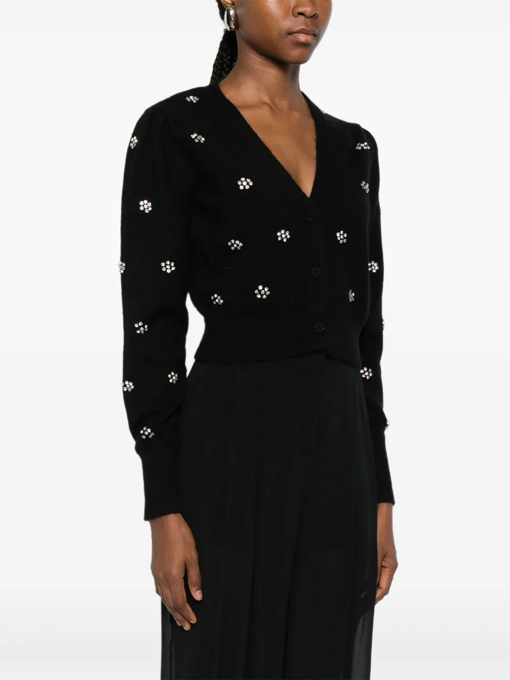 TWINSET Vest met bloemenpatroon Zwart