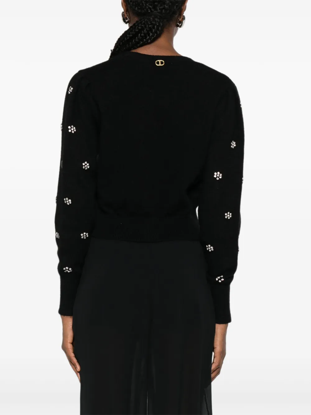 TWINSET Vest met bloemenpatroon Zwart