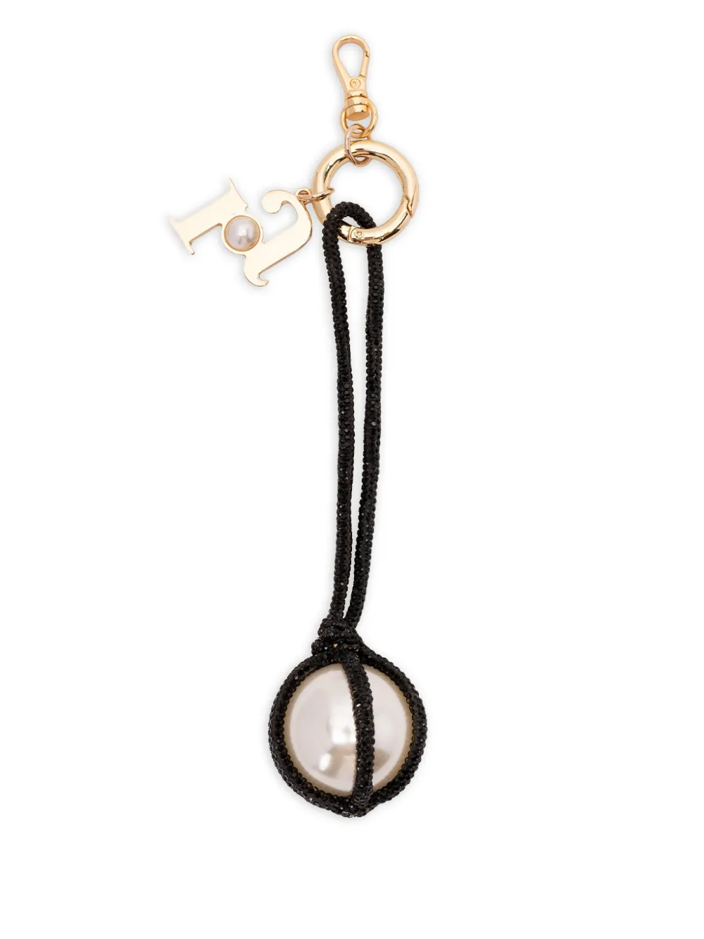 Rosantica peral-embellished keyring | Gold | Image 1