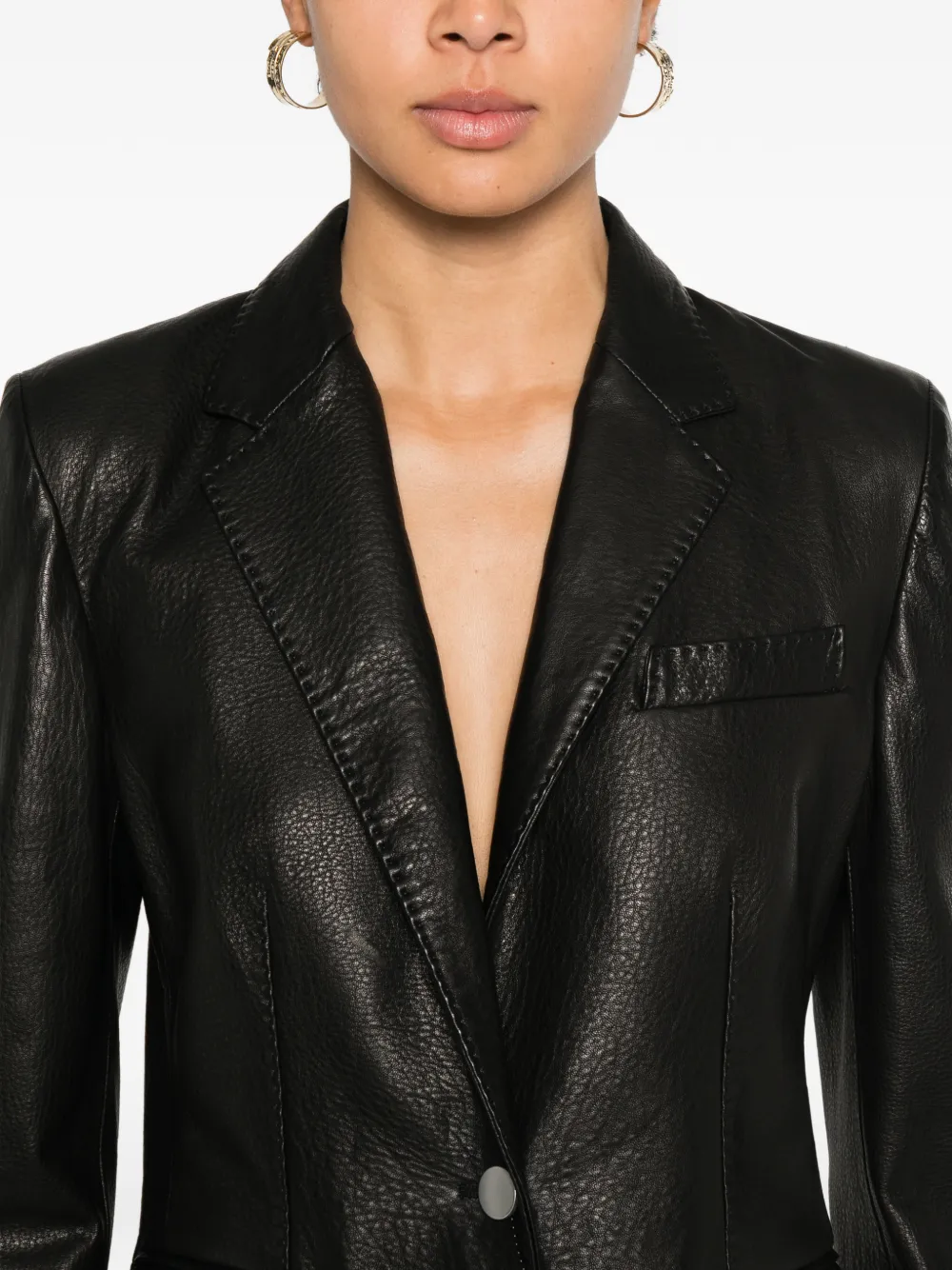 Tagliatore Sophie blazer met knoopsluiting Zwart