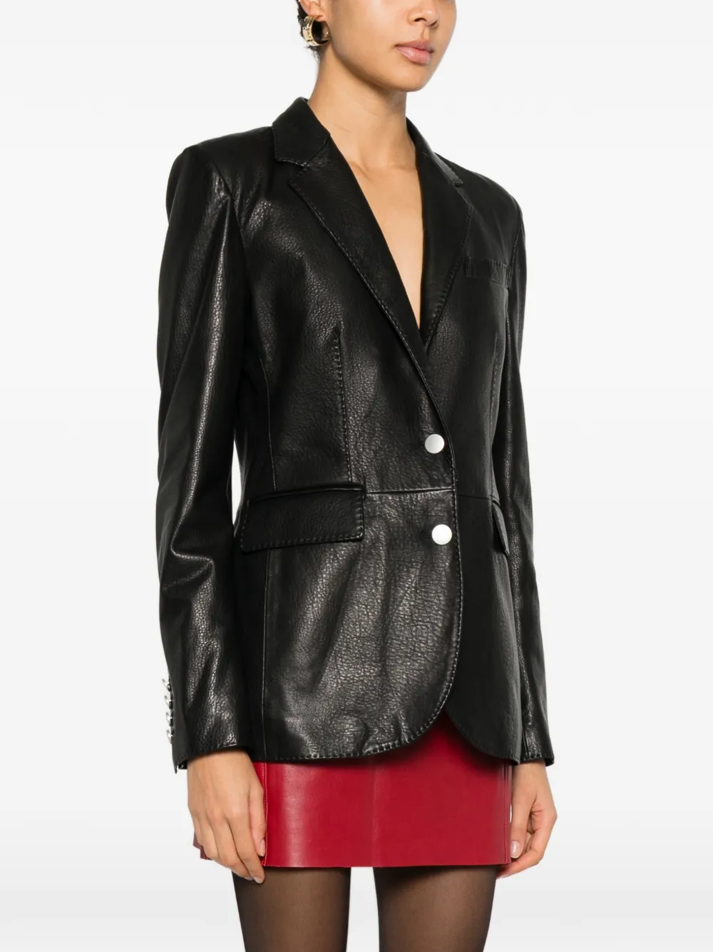 Tagliatore Sophie blazer met knoopsluiting Zwart