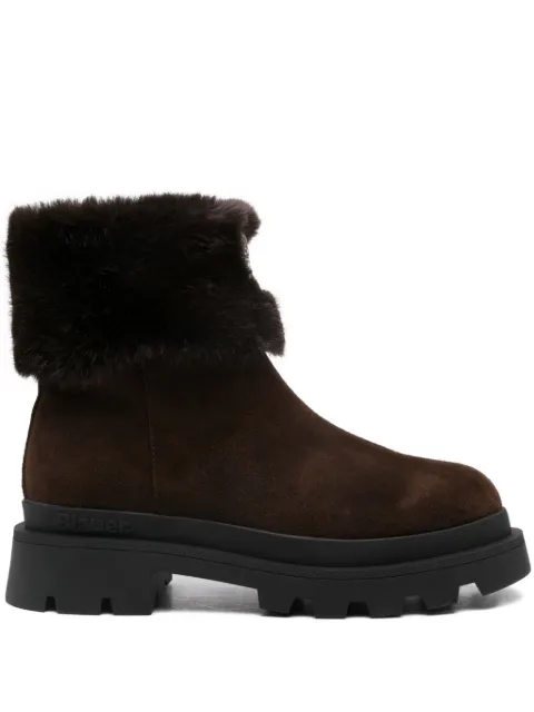 Blauer fur-trim boots