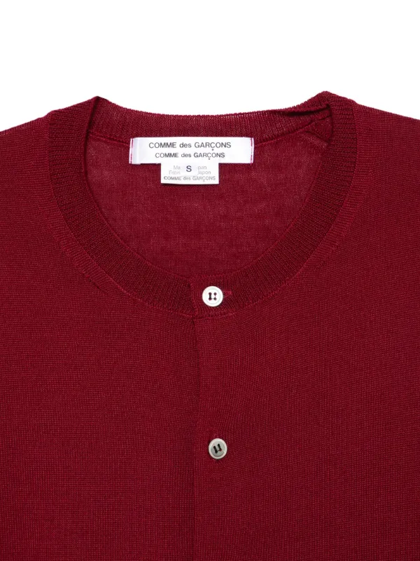 COMME des GARÇONS HOMMEレッド カーディガン 23261475_53907651_600.jpg