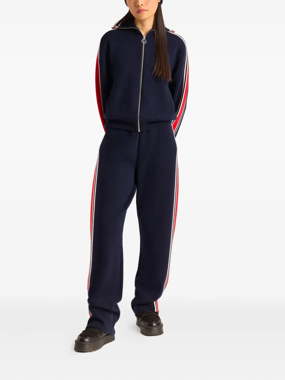 Fusalp Benada gestreepte broek - Blauw