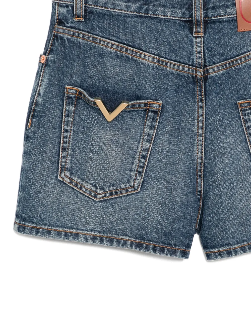 Valentino Garavani Pre-Owned Denim shorts Blauw