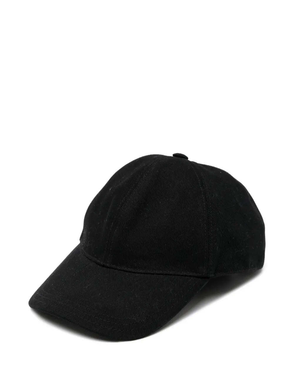Pre-owned Prada Logo-plaque Cap In Black