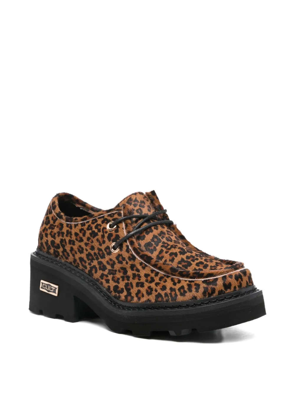 Cult leopard-print derby shoes | Image 2
