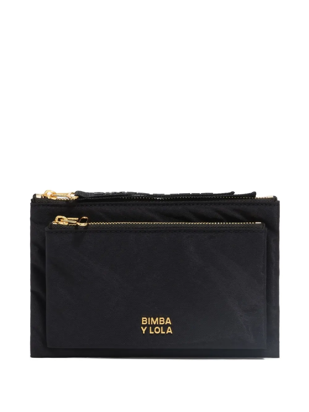 Bimba y Lola double-pocket logo-detail wallet | Black | Image 1