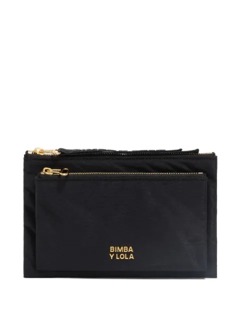 Bimba y Lola double-pocket logo-detail wallet