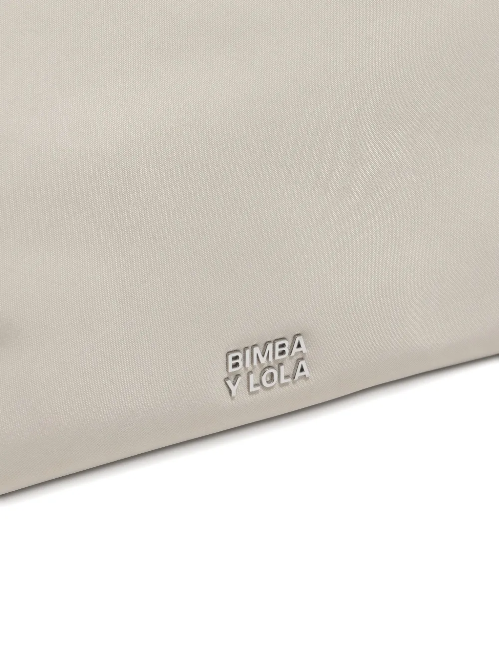 Bimba y Lola Schoudertas met logo Beige