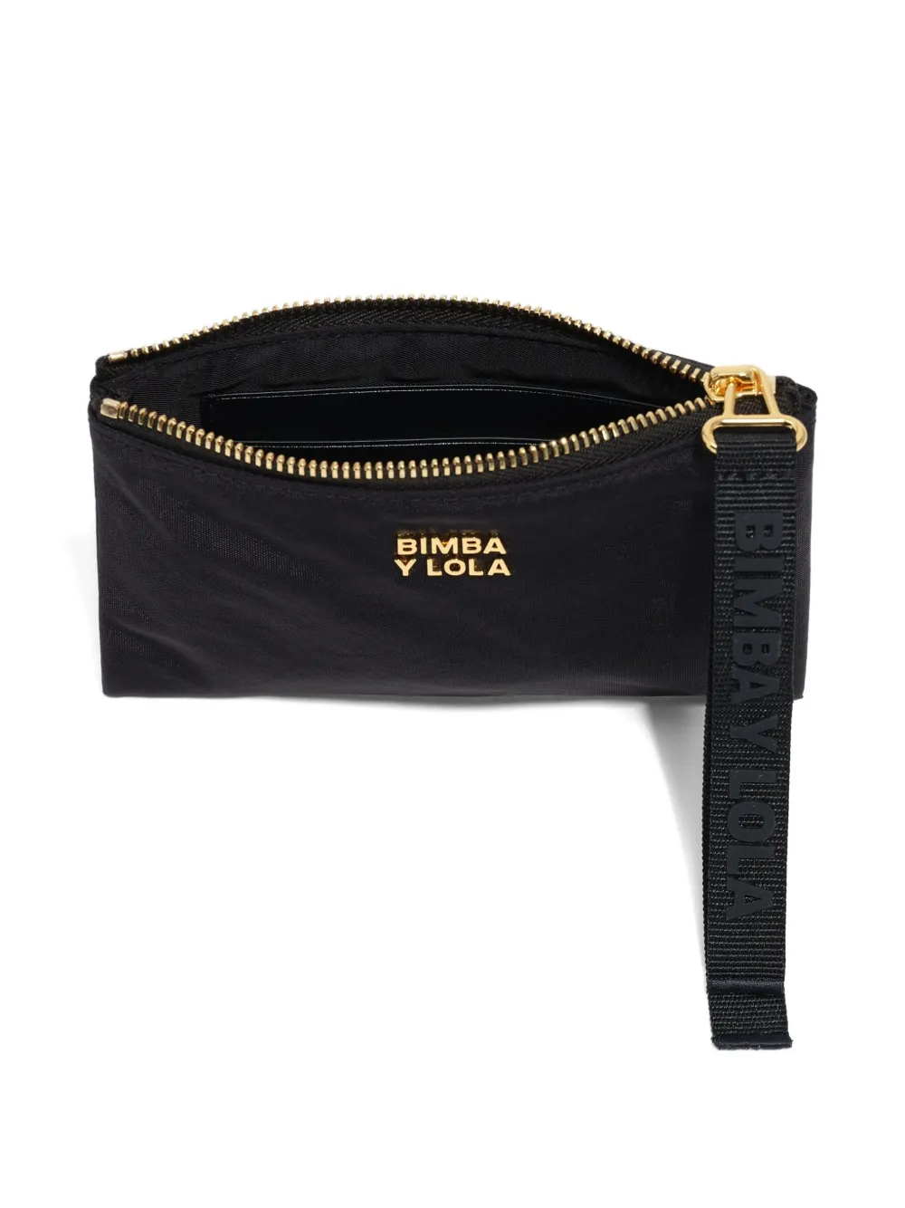 Bimba Y Lola Logo-lettering Wallet In Black