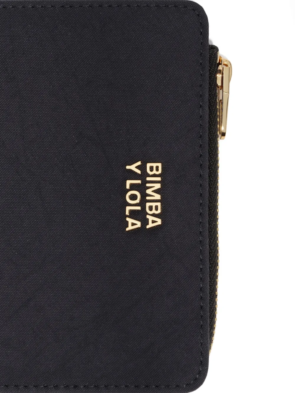 Bimba Y Lola Logo-lettering Wallet In Black