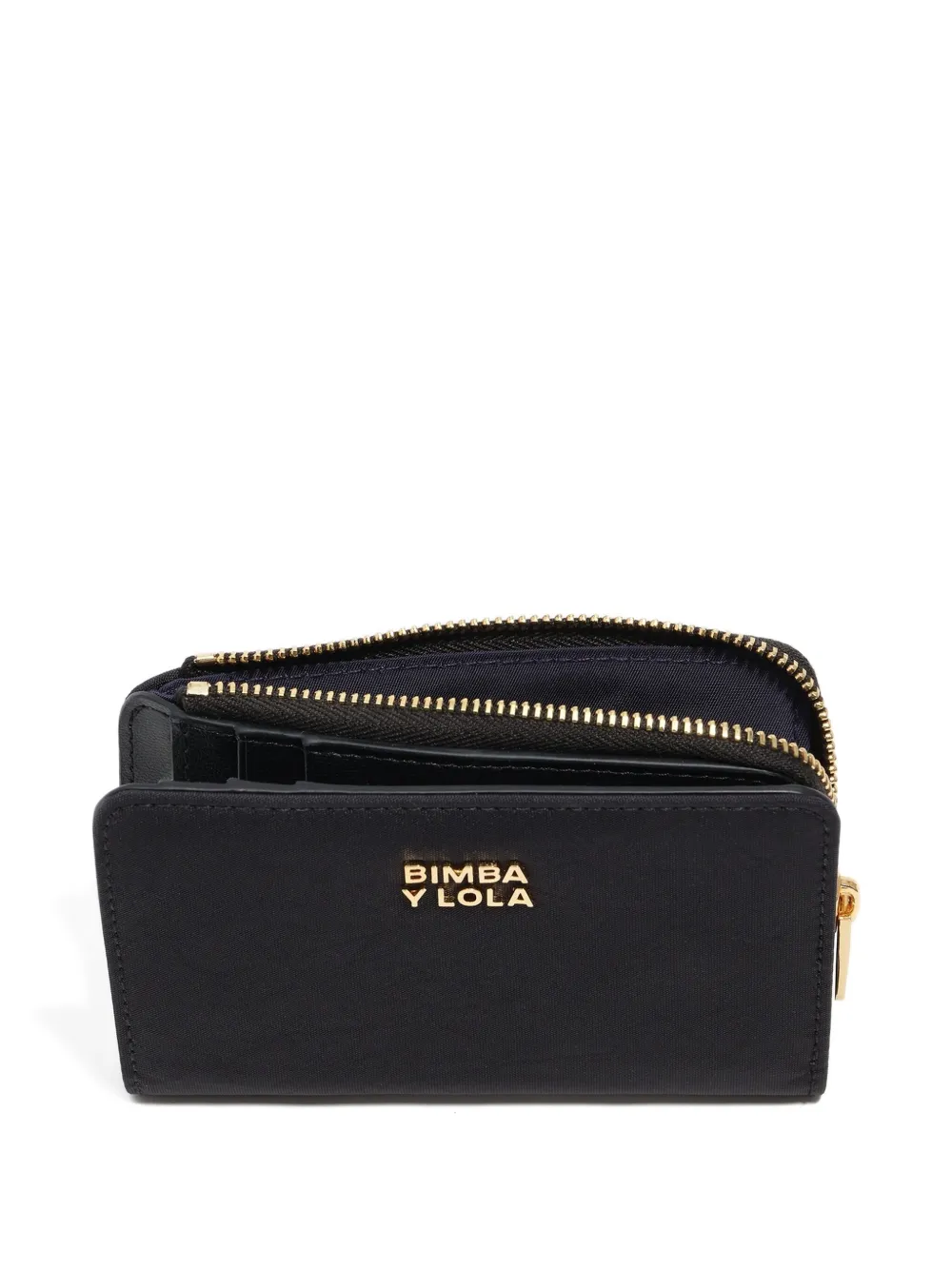 Bimba Y Lola Logo-lettering Wallet In Black