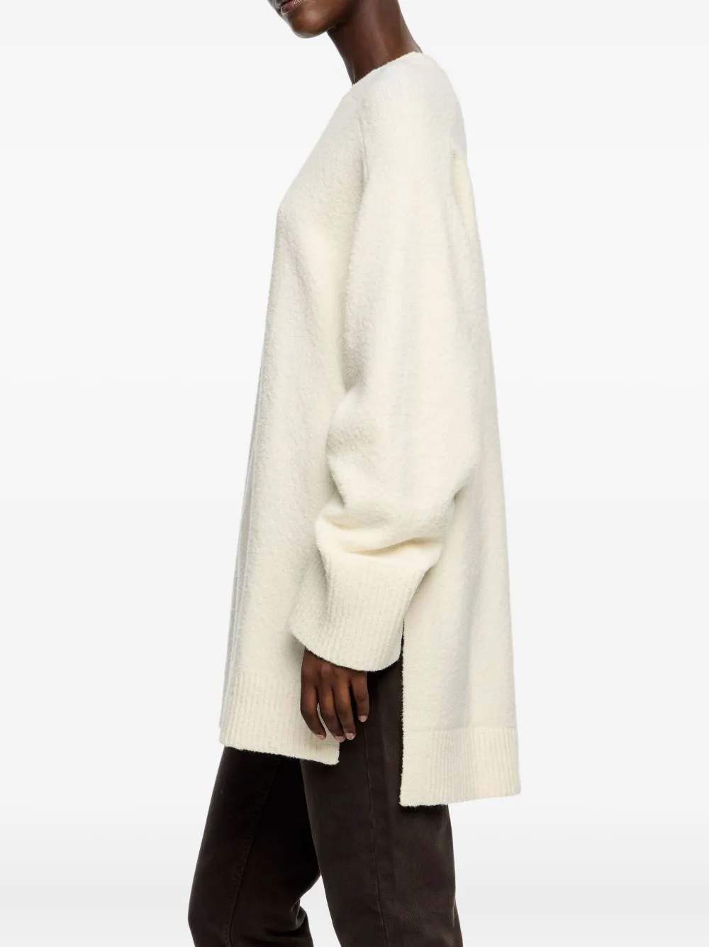 Bimba Y Lola Ribbed Tunic In White