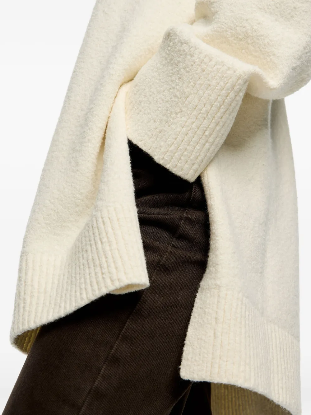 Bimba Y Lola Ribbed Tunic In White