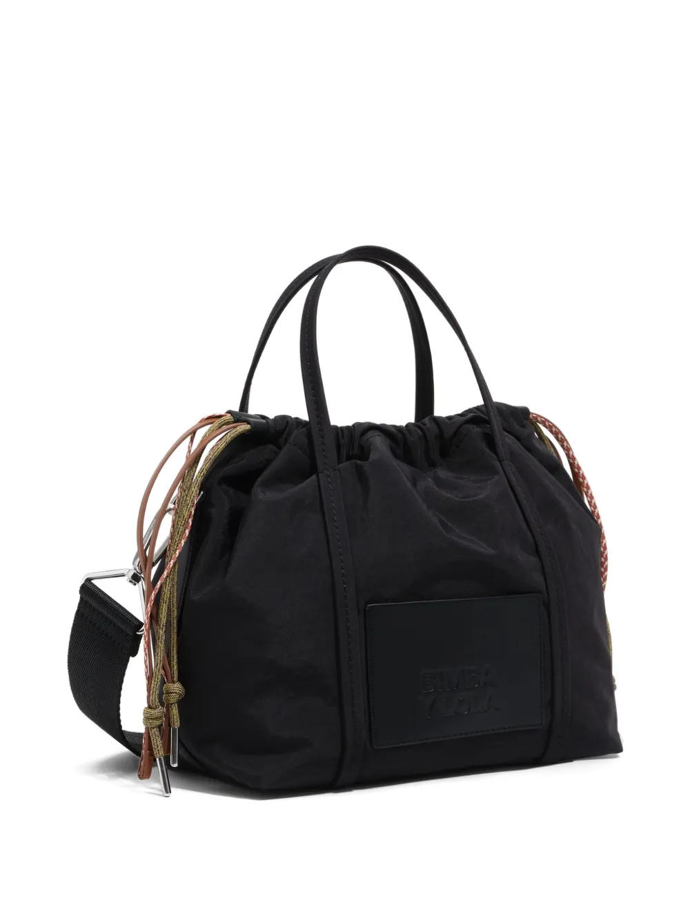 Bimba y Lola Kleine boekentas met logopatch Zwart