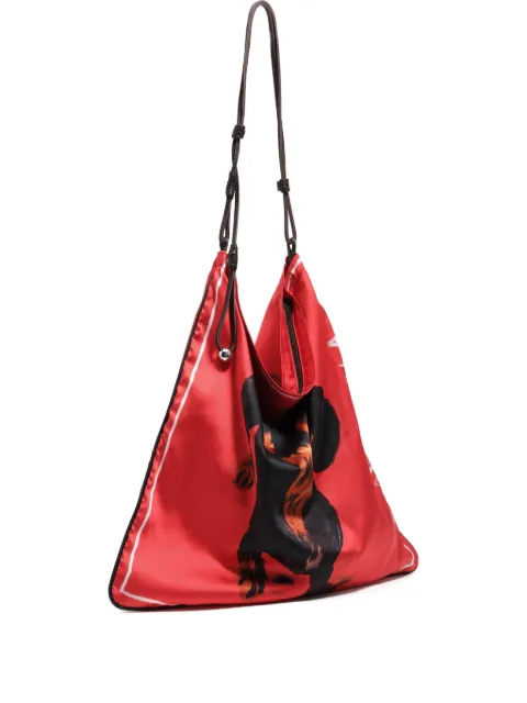 Bimba y Lola dog-print tote bag