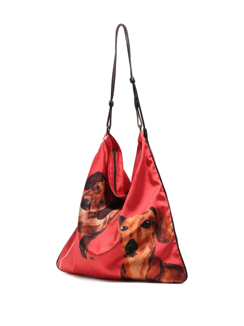 Bimba y Lola Shopper met hondenprint Rood