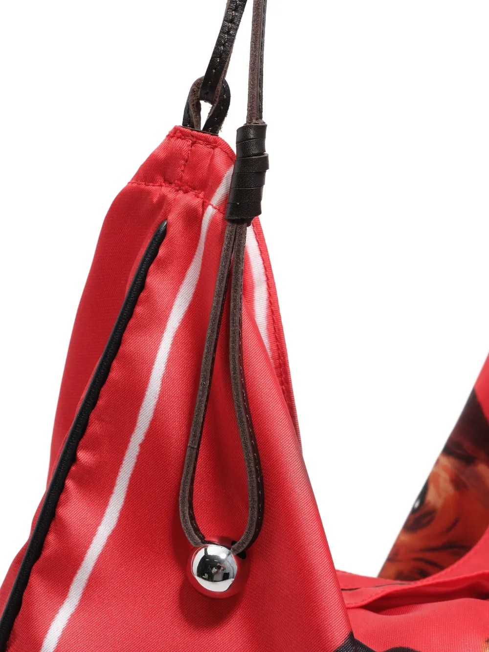 Bimba y Lola Shopper met hondenprint Rood