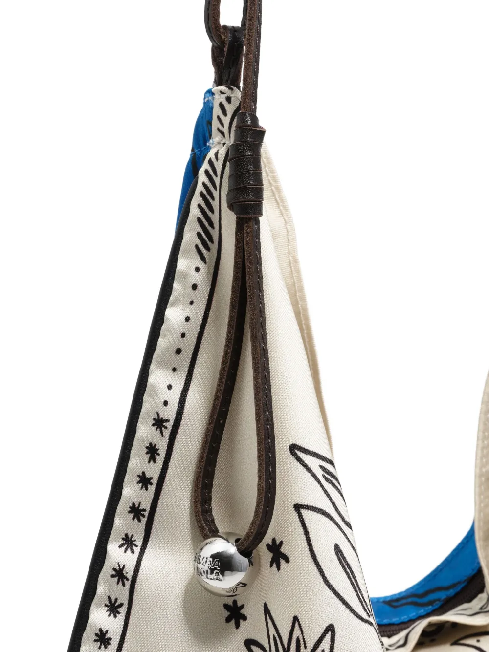 Bimba y Lola Shopper met gemixte print Wit