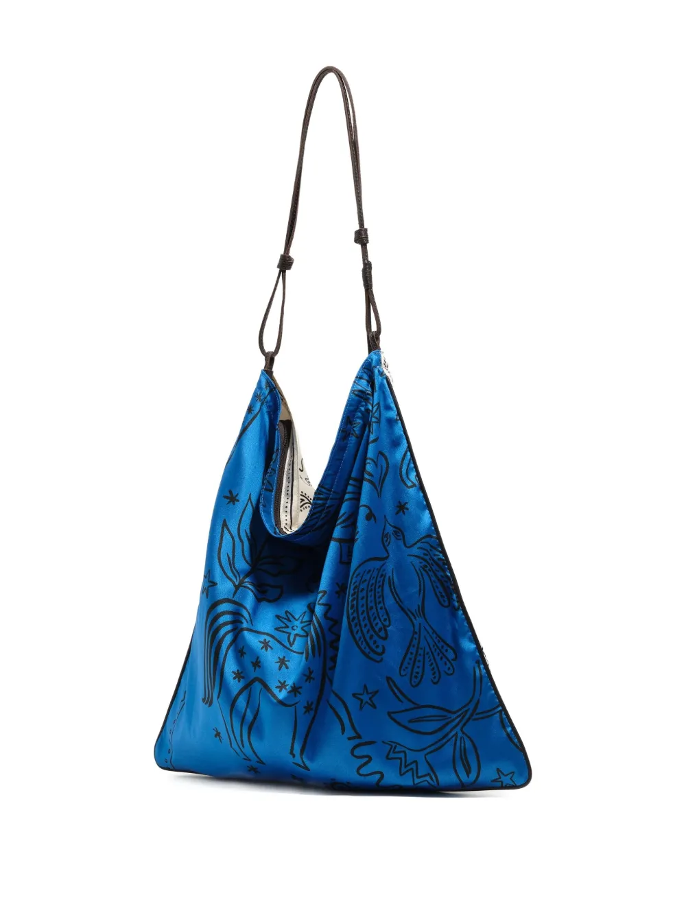 Bimba y Lola Shopper met gemixte print Wit