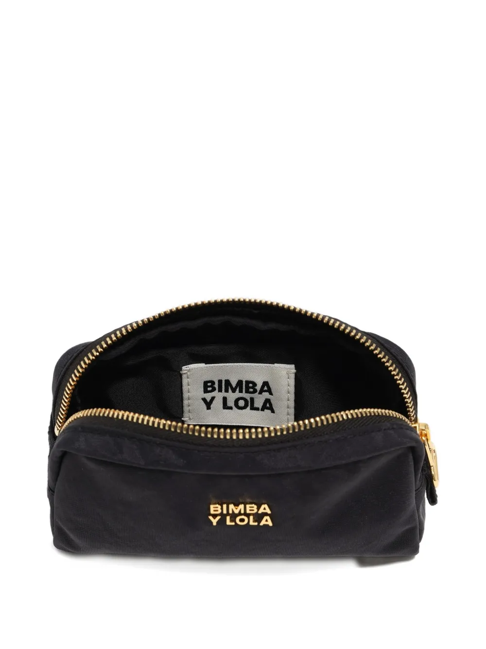 Bimba y Lola Make-up tas met logo Zwart