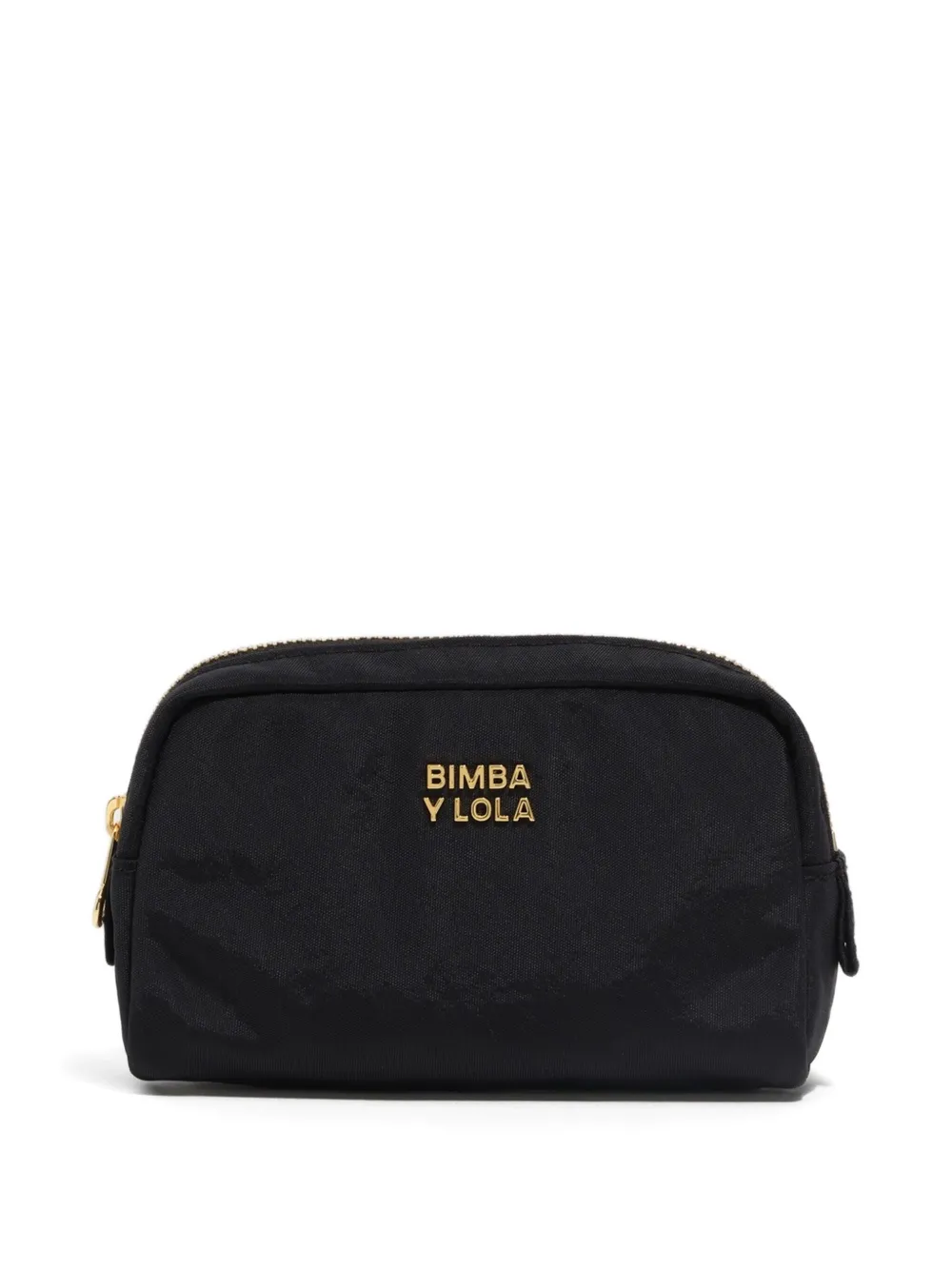Bimba y Lola logo-detail make-up bag | Black | Image 1