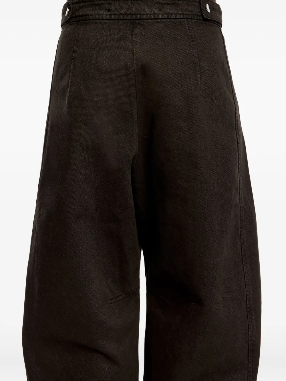 Bimba Y Lola Panelled Adjustable Trousers In Brown