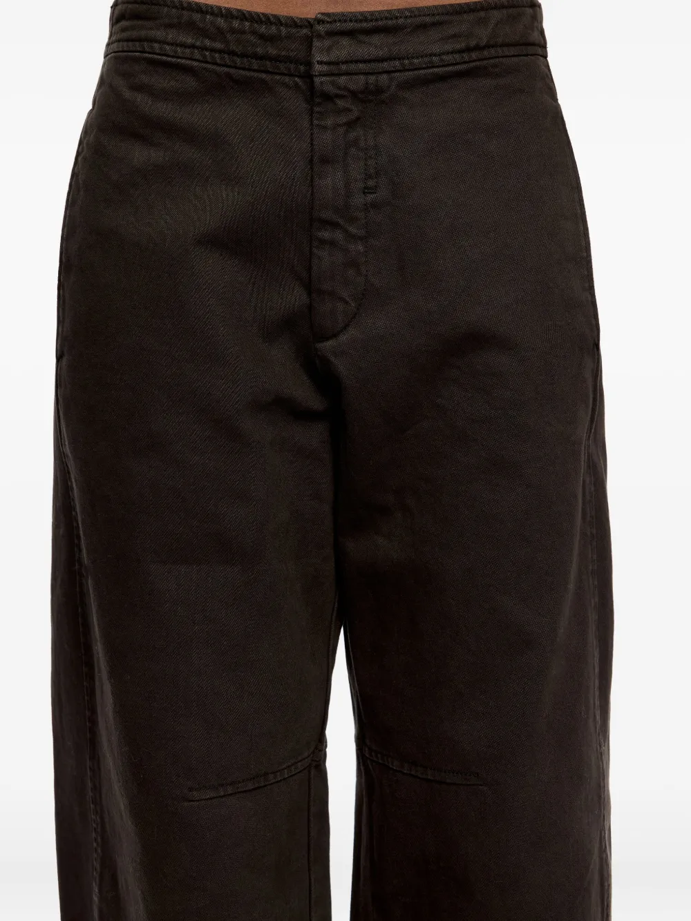 Bimba Y Lola Panelled Adjustable Trousers In Brown