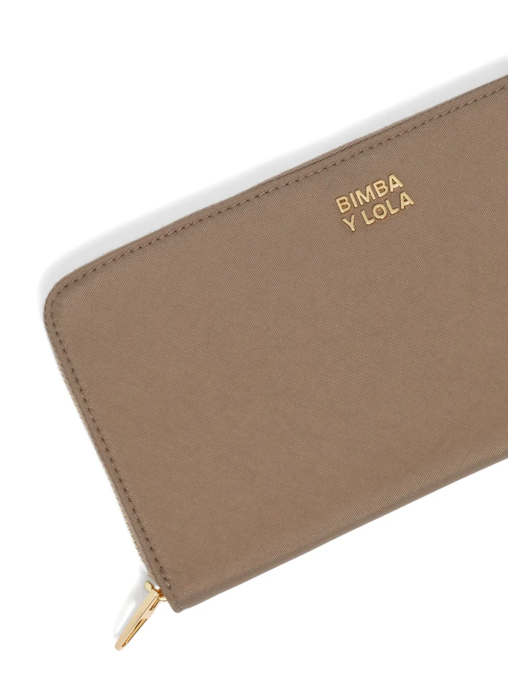 Bimba Y Lola Large Logo-lettering Wallet In Brown