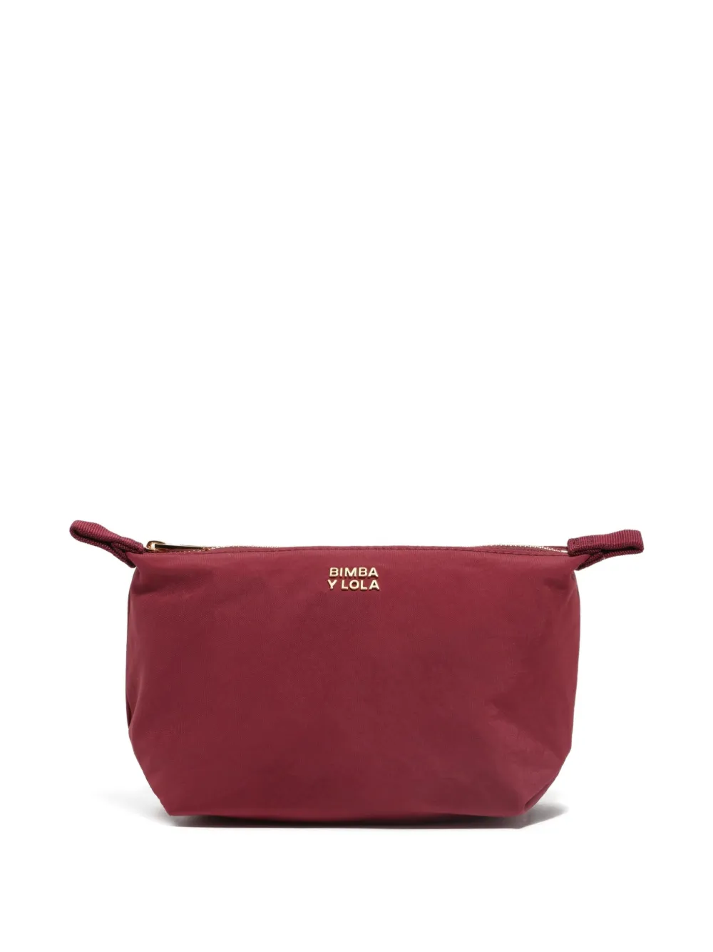 Bimba y Lola small logo-lettering makeup bag | Red | Image 1