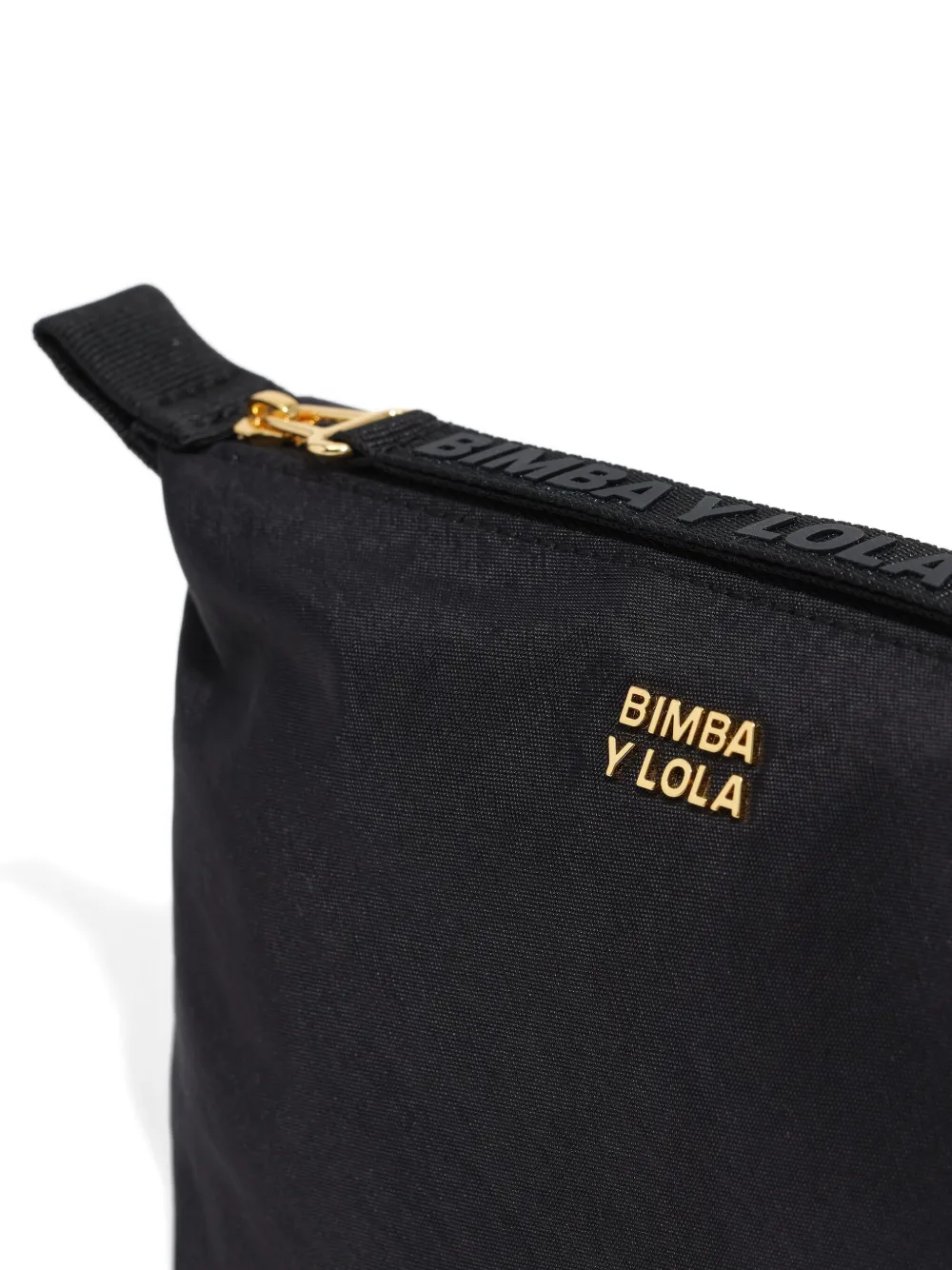 Bimba Y Lola Zip-up Make-up Bag In Black