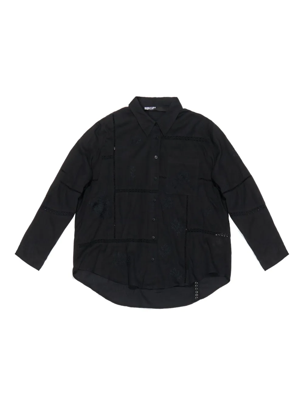 Bimba y Lola パネル シャツ - ブラック Bimba y Lola パネル シャツ - ブラック