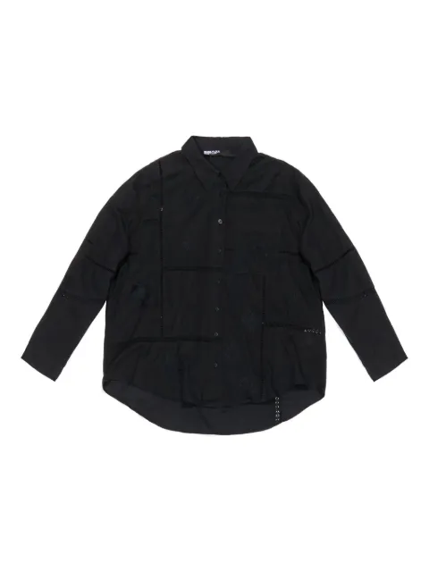 Bimba y Lola embroidered panelled shirt