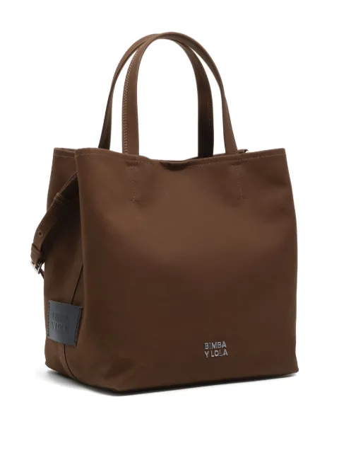 Bimba y Lola logo-lettering tote bag