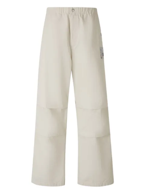 Maison MIHARA YASUHIRO logo-patch cotton trousers 