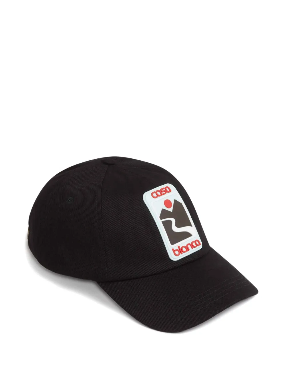 Casablanca logo-patch cap | Black | Image 1