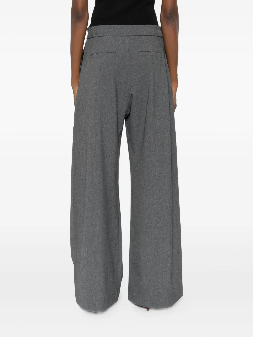 Suncoo Pleated Trousers In Gray