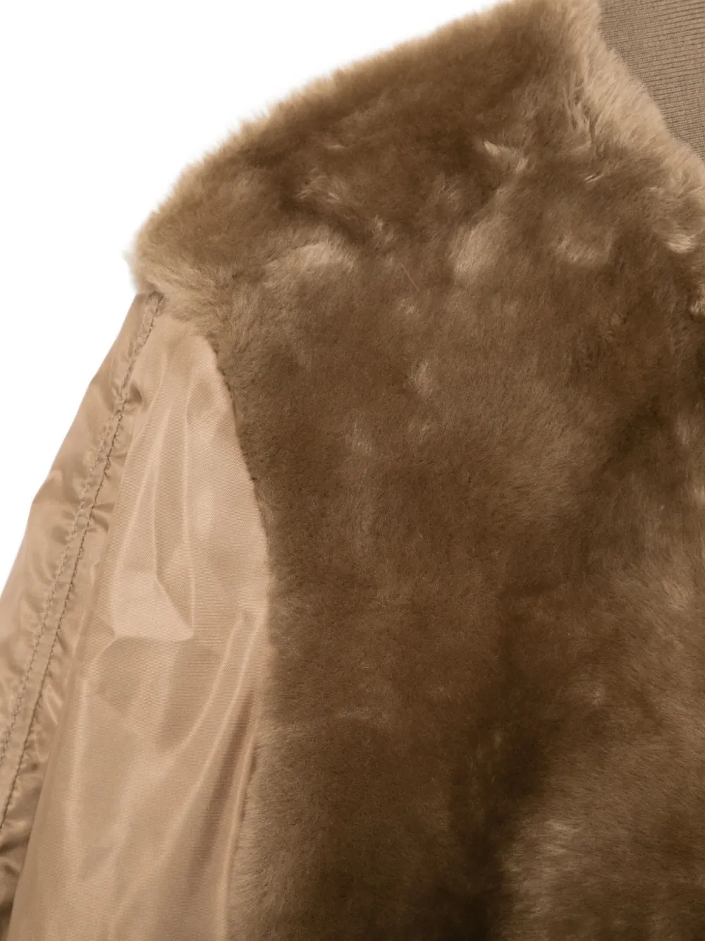  Blancha Zip-up Bomber Jacket - Brown 