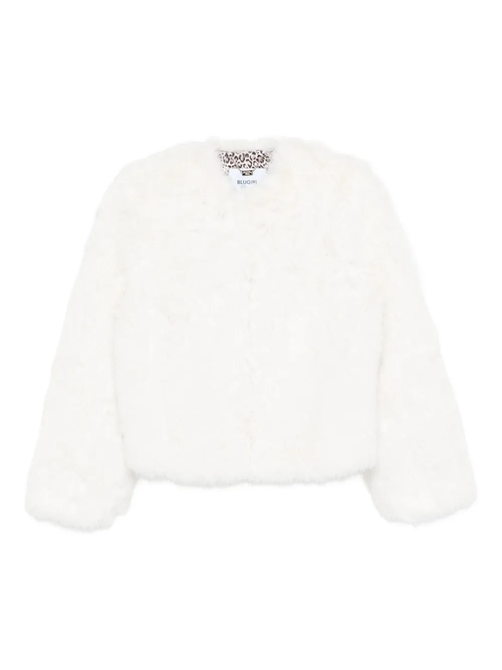 Blugirl chamarra texturizada con cuello redondo | blanco | Image 1