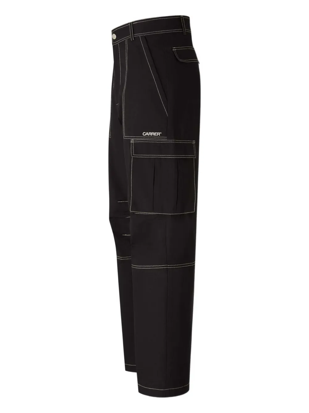 Carrer Bay straight broek Zwart