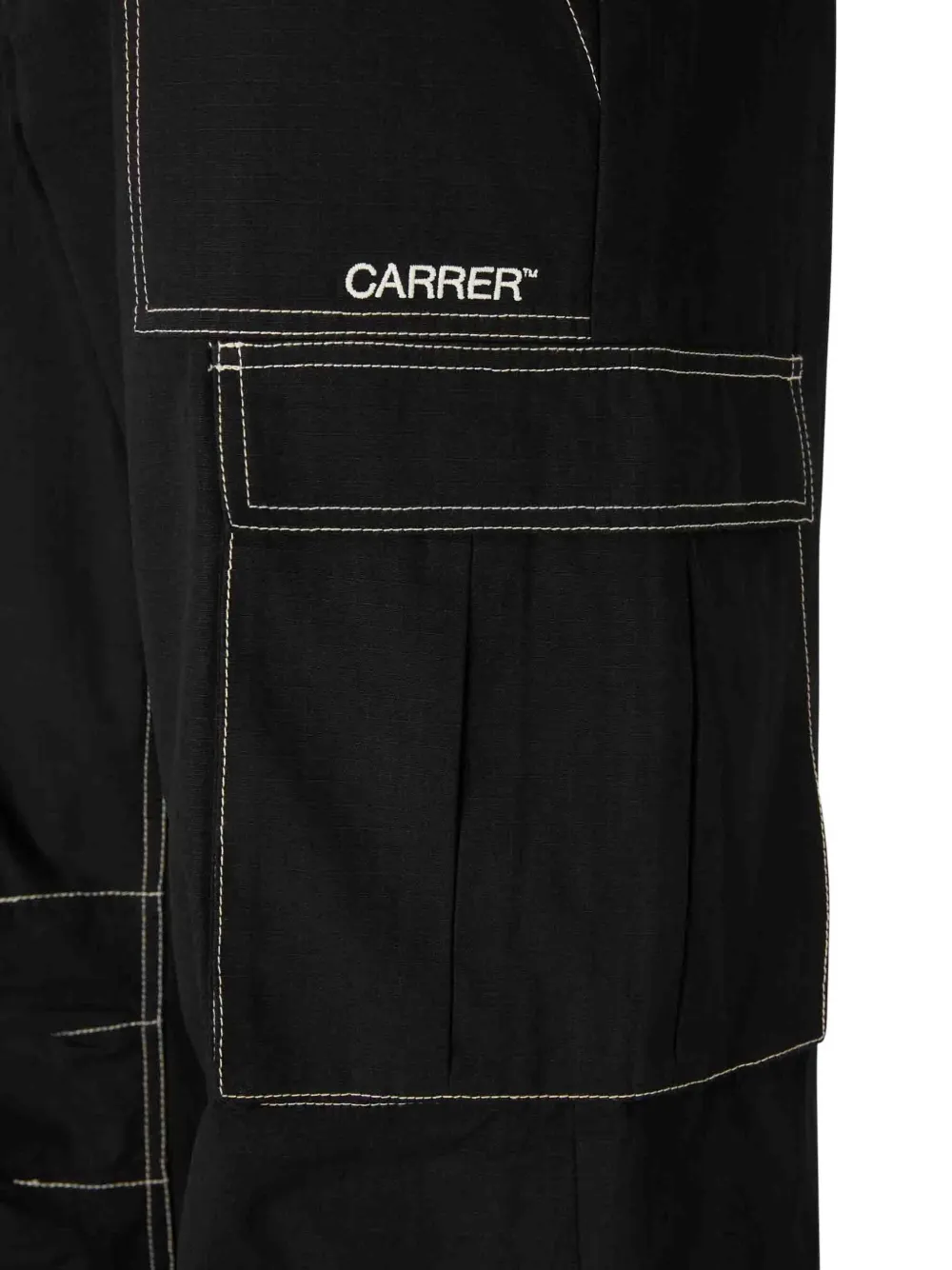 Carrer Bay straight broek Zwart