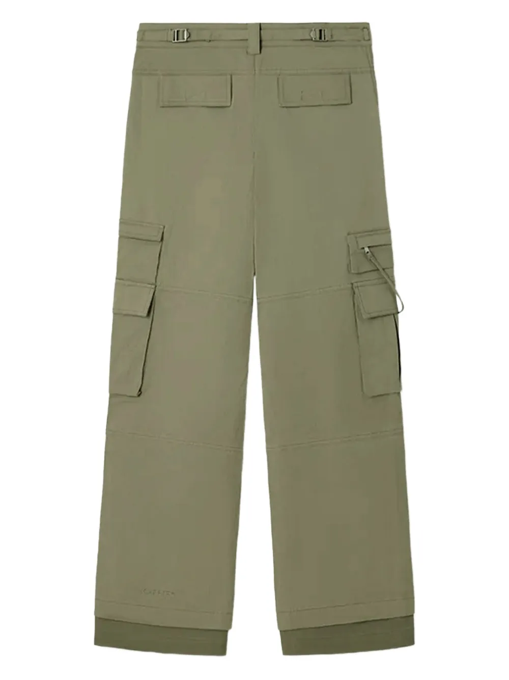 Carrer Cargo broek met verstelbare tailleband Beige