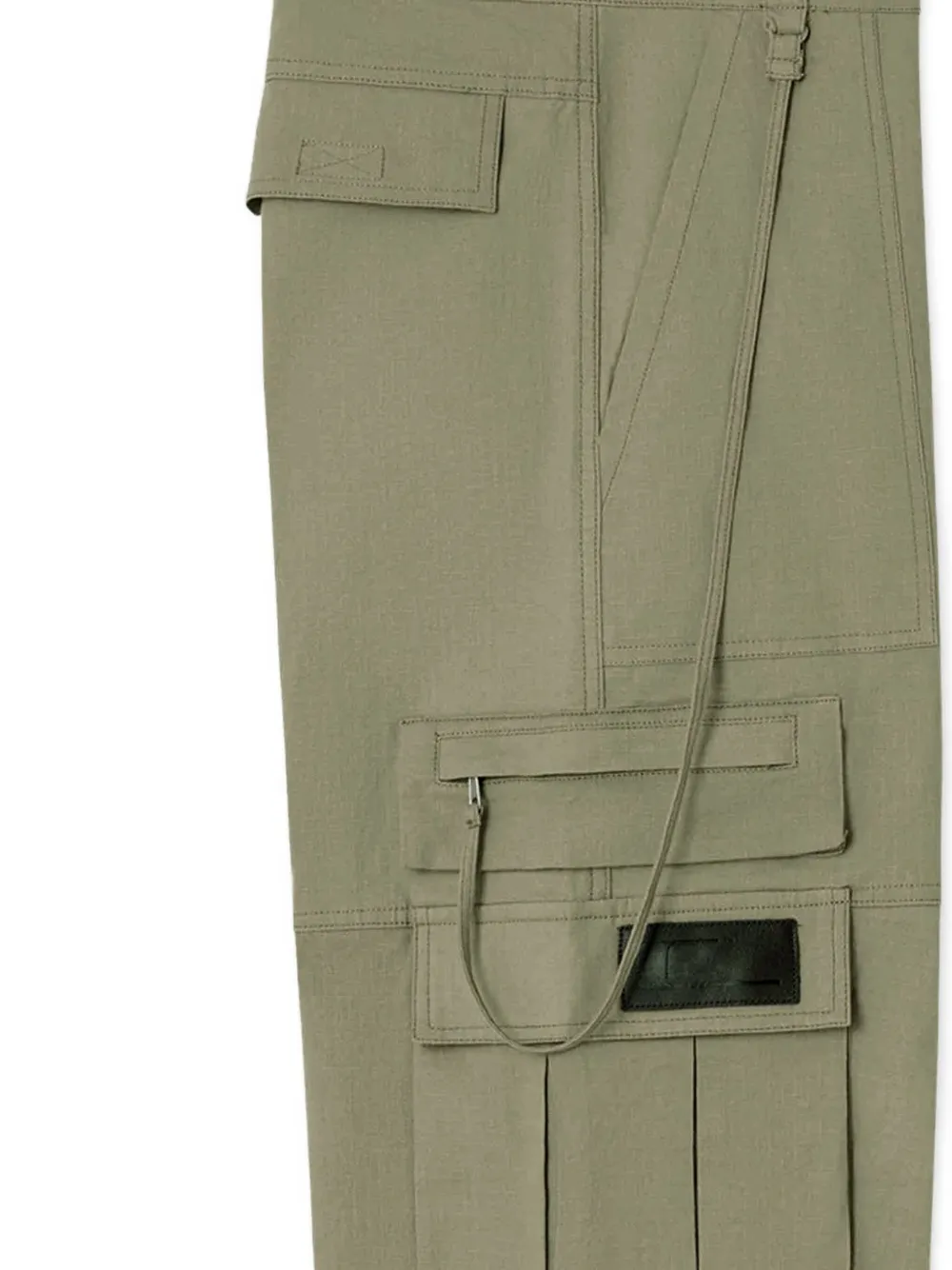Carrer Cargo broek met verstelbare tailleband Beige